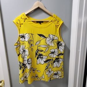 Women's floral tank top